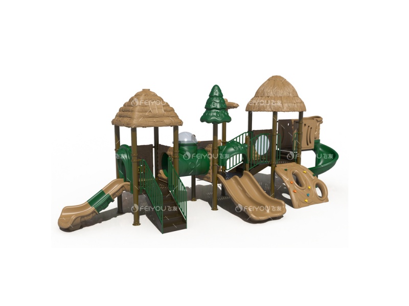 田園稻草戶外兒童組合滑梯FY047-01